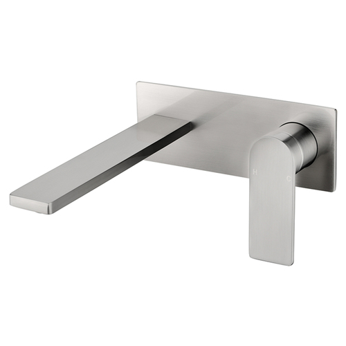 Pradus Cresta Combined Mixer And Spout- Brushed Nickel